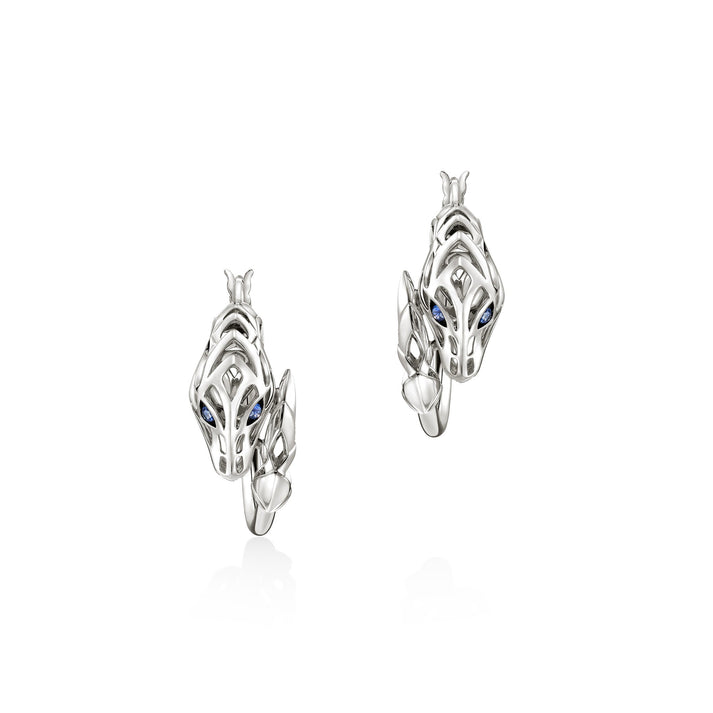 Naga Hoop Earring, Sterling Silver, 25MM|EBS603571BSP