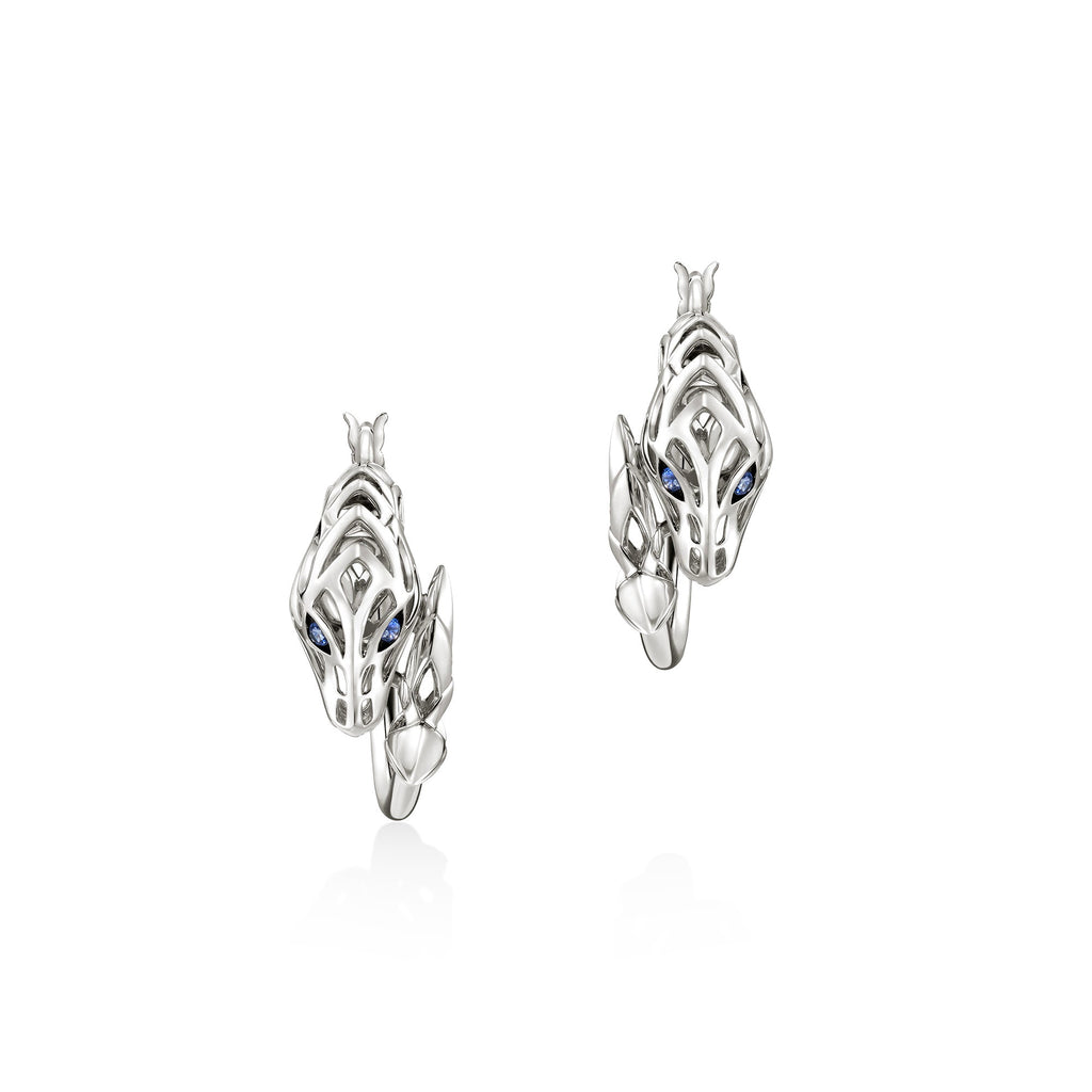 Naga Hoop Earring, Sterling Silver, 25MM|EBS603571BSP
