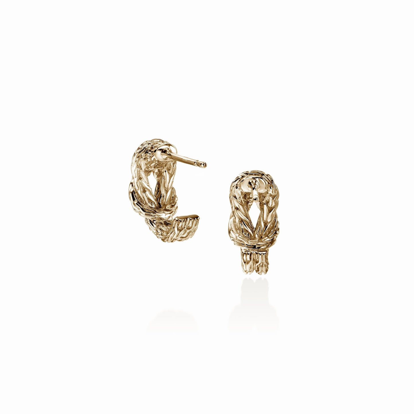 John Hardy Love Knot Hoop Earring, Gold, 9MM EGG98782