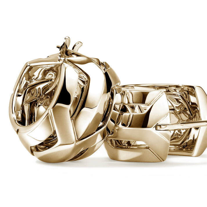 Icon 50 Hoop Earrings, Gold, 15MM|EGG98790