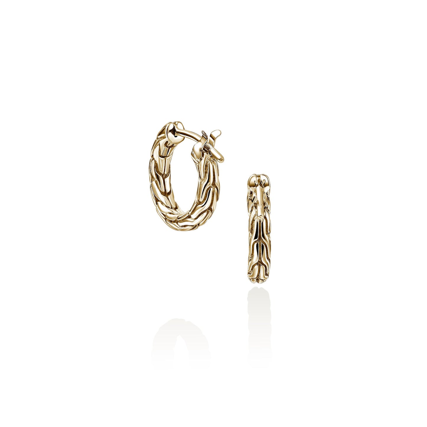 JH Essential Hoop Earrings, Gold, 14MM|EGG98922
