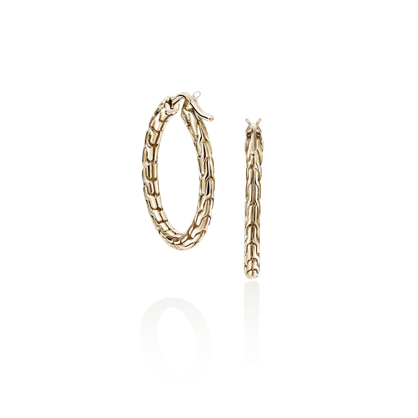 JH Essential Hoop Earrings, Gold, 22MM|EGG98923