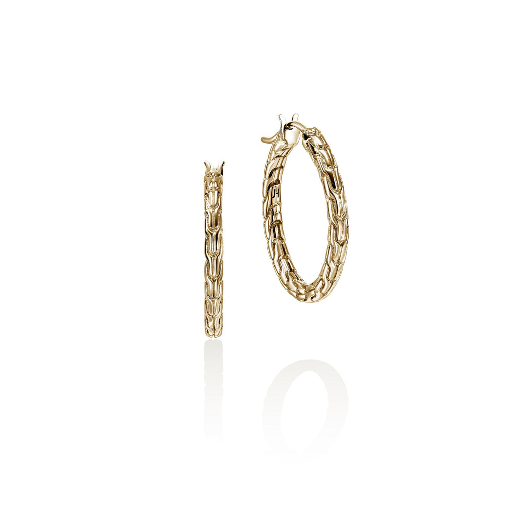 JH Essential Hoop Earrings, Gold, 22MM|EGG98923