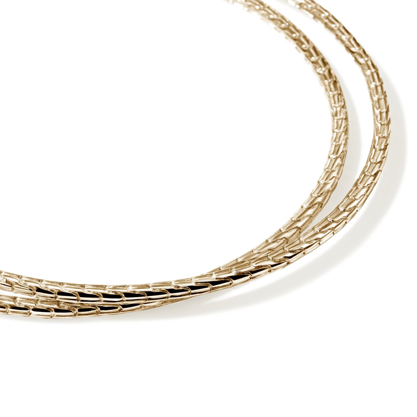 JH Essential Flex Hoop Earrings, Gold, 78.5MM|EGG98926