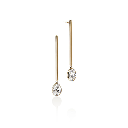 JH Lovestruck™ Drop Earrings, Gold, Diamonds, 5.0TCW|EGGX43023LGD