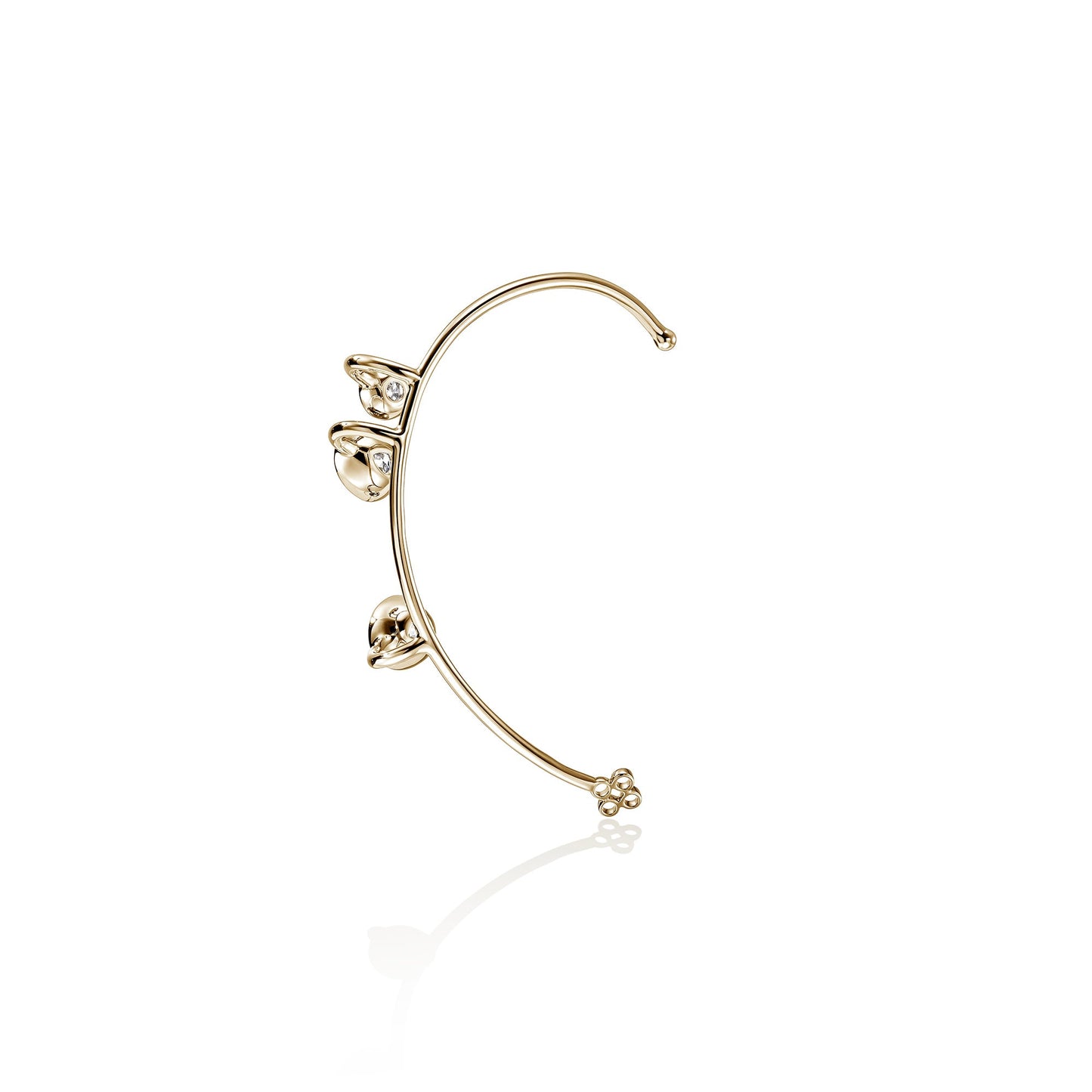 JH Lovestruck™ Ear Cuff, Gold, Diamonds, 1.75TCW, Single|EGGX43049LGD