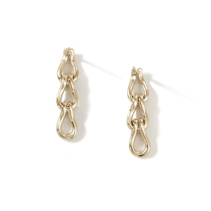 Surf Link Earrings, Gold, Diamonds|EGGX90117922DI