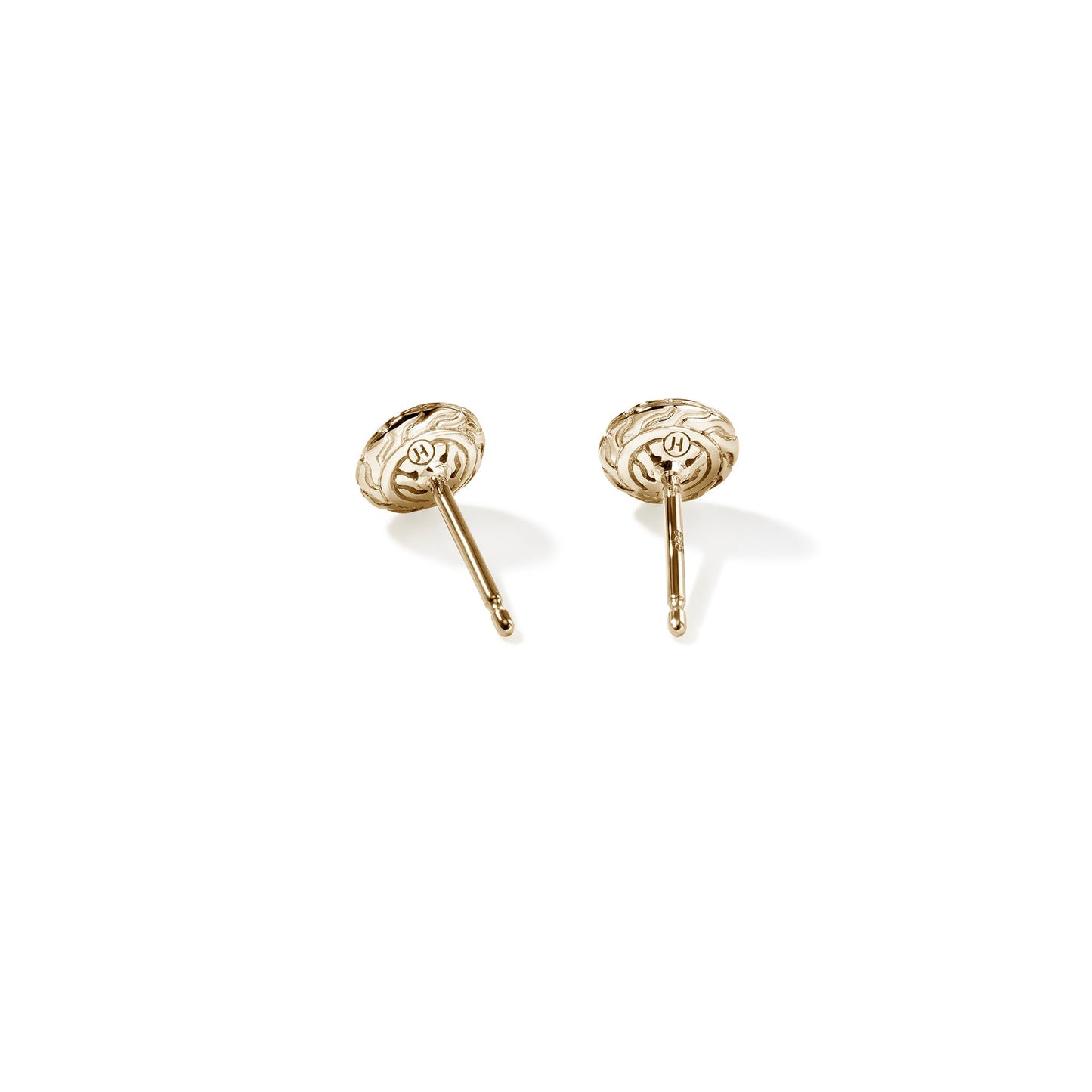 JH Essential Pavé Stud Earring, Gold, Diamonds, 7MM|EGGX987022DI