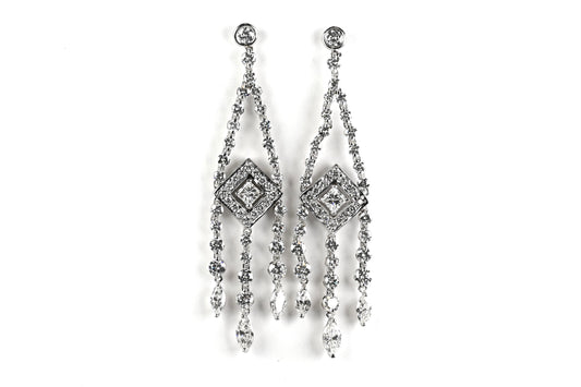 Diamond Chandelier Earrings