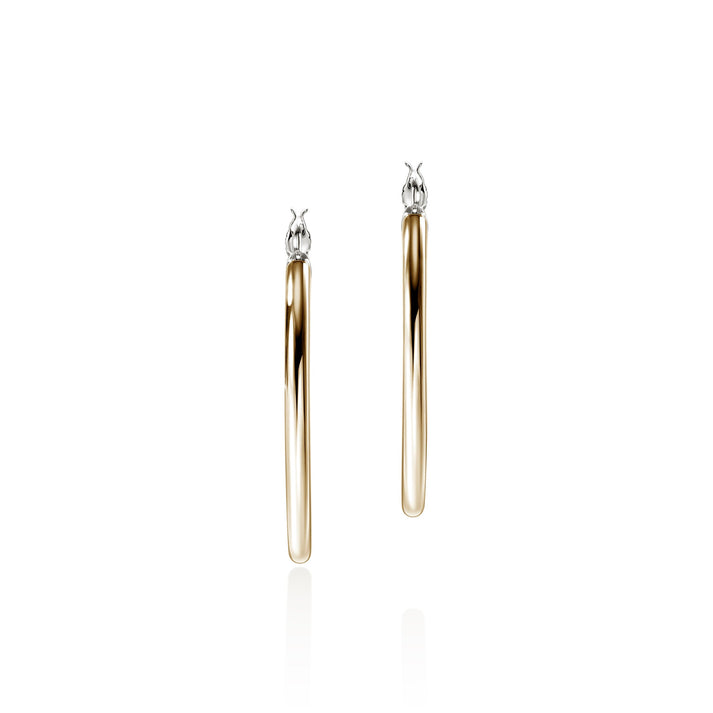 JH Essential Hoop Earring, Gold, Sterling Silver, 34.5MM|EZZ98711