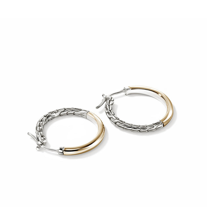 JH Essential Hoop Earring, Gold, Sterling Silver, 22MM|EZZ98720