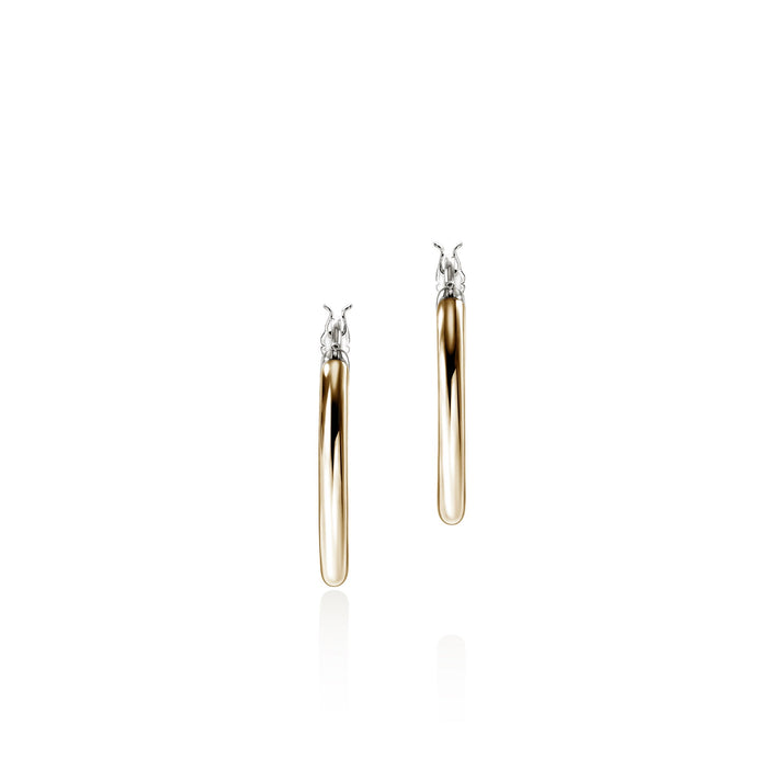JH Essential Hoop Earring, Gold, Sterling Silver, 22MM|EZZ98720