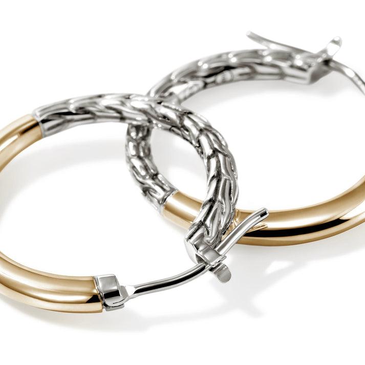 JH Essential Hoop Earring, Gold, Sterling Silver, 22MM|EZZ98720