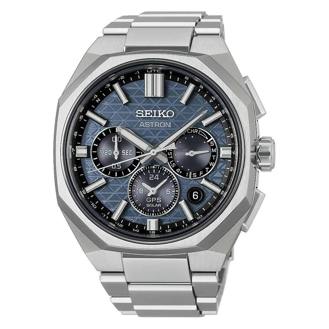 Astron Gps Solar Dual-Time Chronograph  HAB001