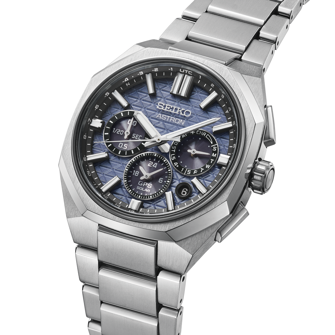 Astron Gps Solar Dual-Time Chronograph  HAB001