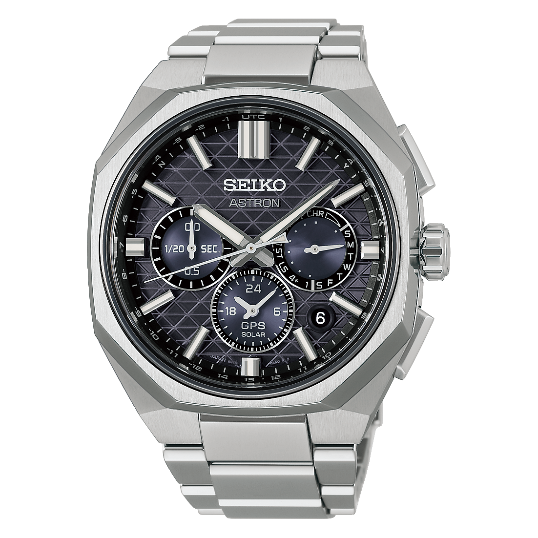 Astron Gps Solar Dual-Time Chronograph  HAB002