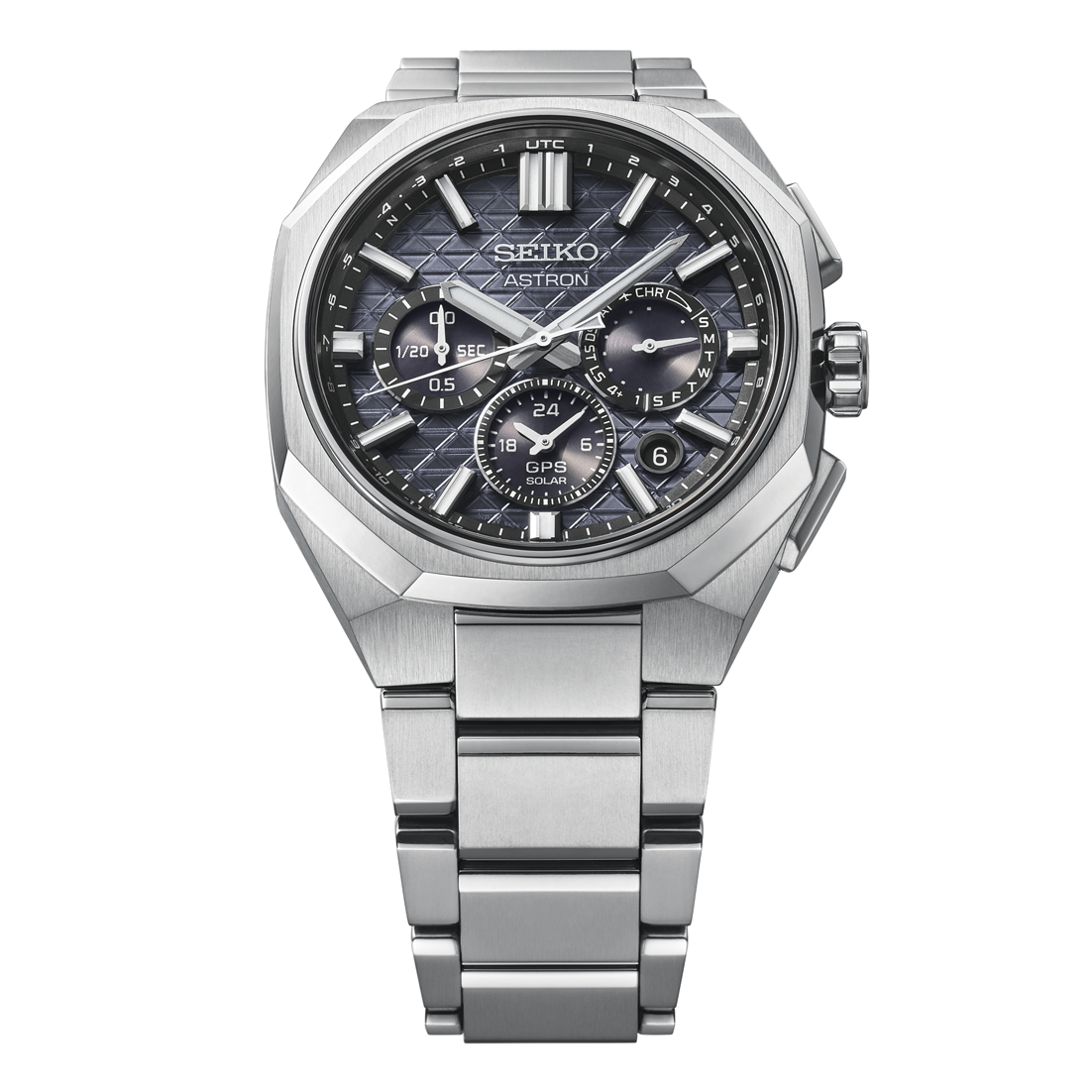Astron Gps Solar Dual-Time Chronograph  HAB002