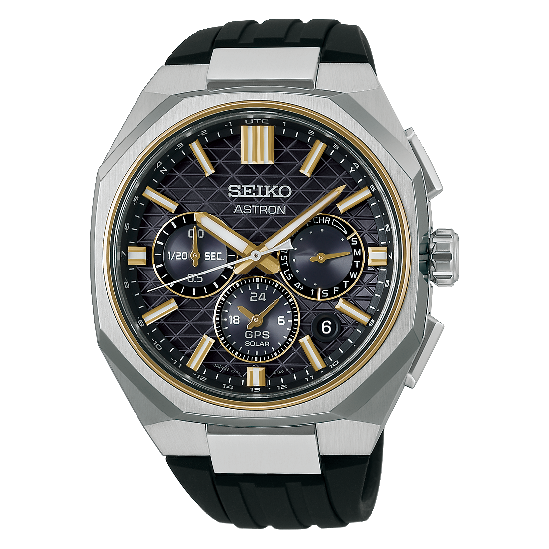 Astron Gps Solar Dual-Time Chronograph  HAB003