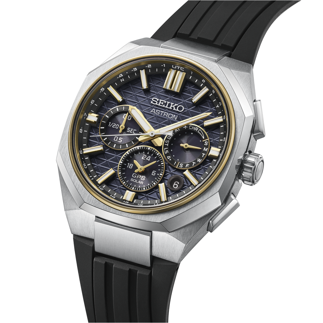 Astron Gps Solar Dual-Time Chronograph  HAB003
