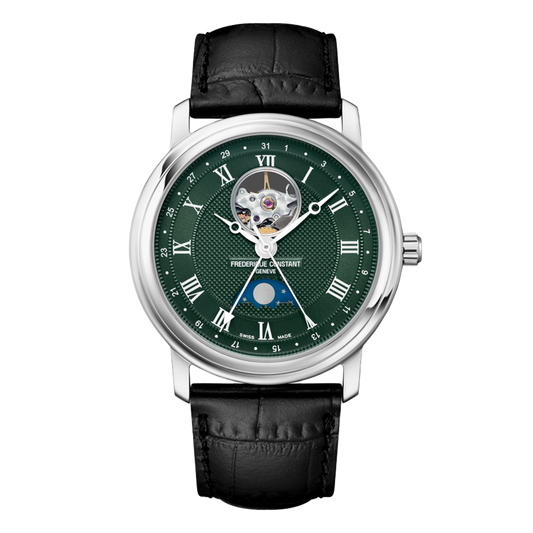 Frederique Constant Heart Beat Moonphase Date FC-335MCGRW4P26-BL