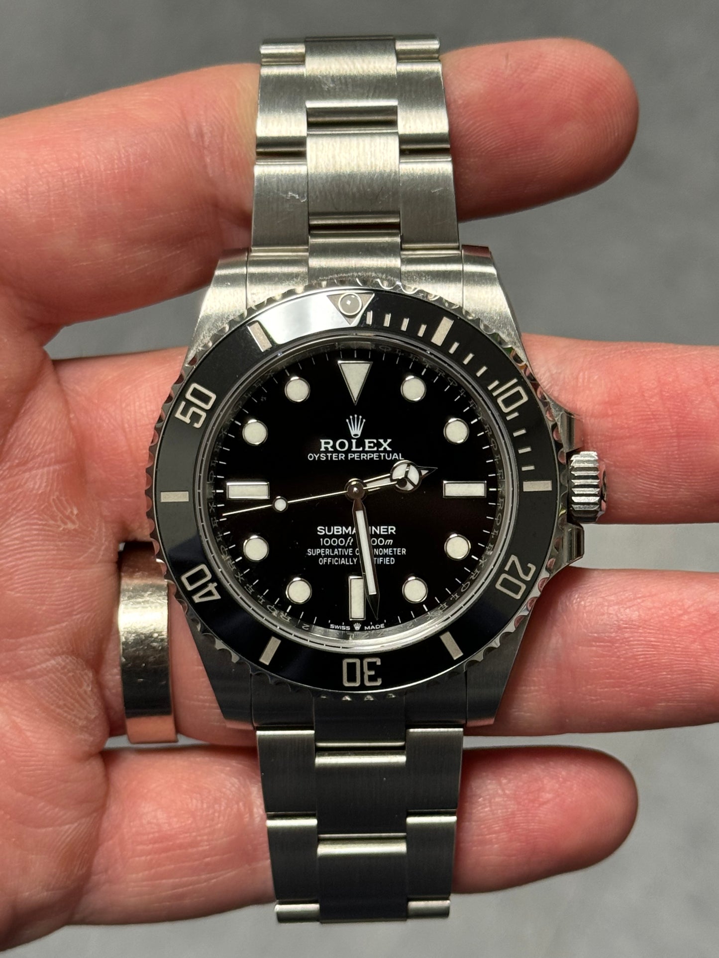 Preowned Rolex Submariner 124060