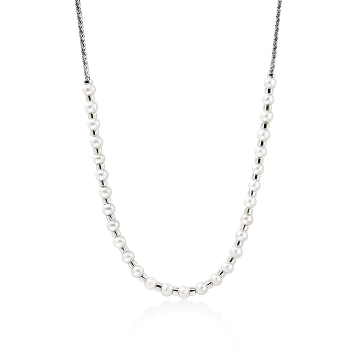JH Essential Pearl Necklace, Sterling Silver, 2.5MM|NB987301