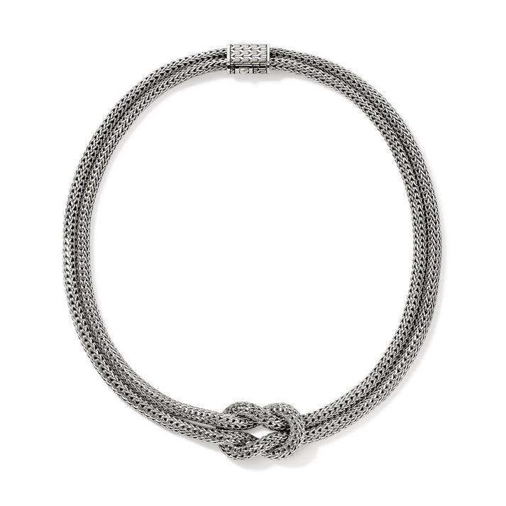 Love Knot Necklace, Sterling Silver, 10MM|NB98778