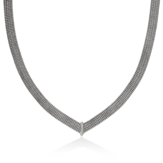 icon-link-necklace-sterling-silver-diamonds-12mm-nbp9009882di