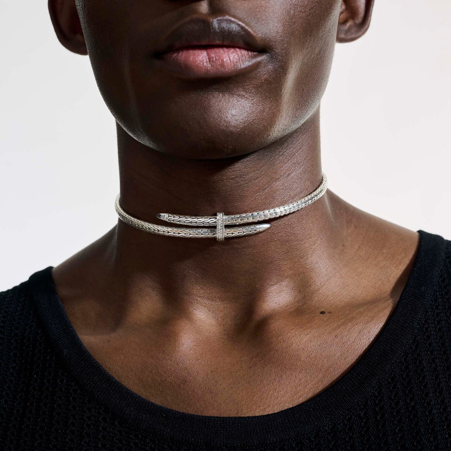 spear-coil-choker-sterling-silver-diamonds-nbp9011292di