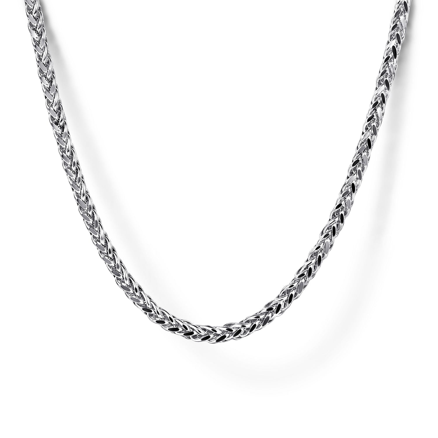 22 Inch 1.9mm 925 Sterling Silver Solid Men's Wheat Chain Necklace NKM7008-22SVJJJ - Dejaun Jewelers