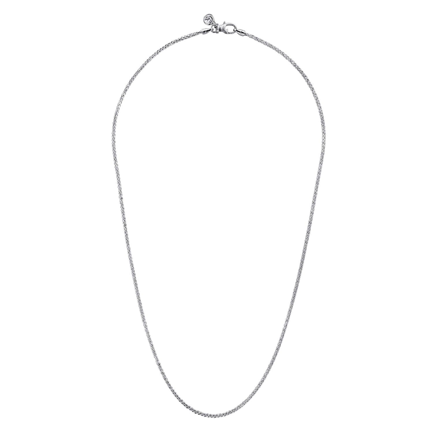 22 Inch 1.9mm 925 Sterling Silver Solid Men's Wheat Chain Necklace NKM7008-22SVJJJ - Dejaun Jewelers