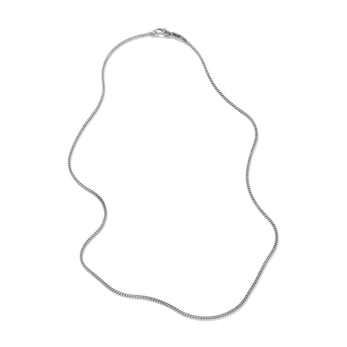 John Hardy Curb Chain Necklace, Sterling Silver, 2.1MM  NM900229