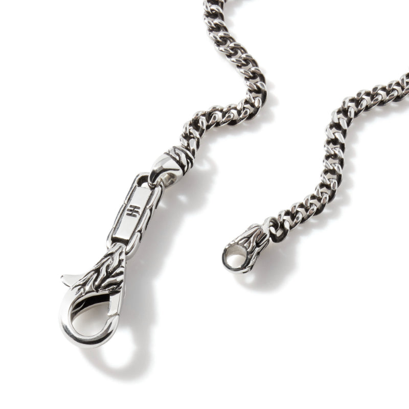 John Hardy Curb Chain Necklace, Sterling Silver, 2.1MM  NM900229