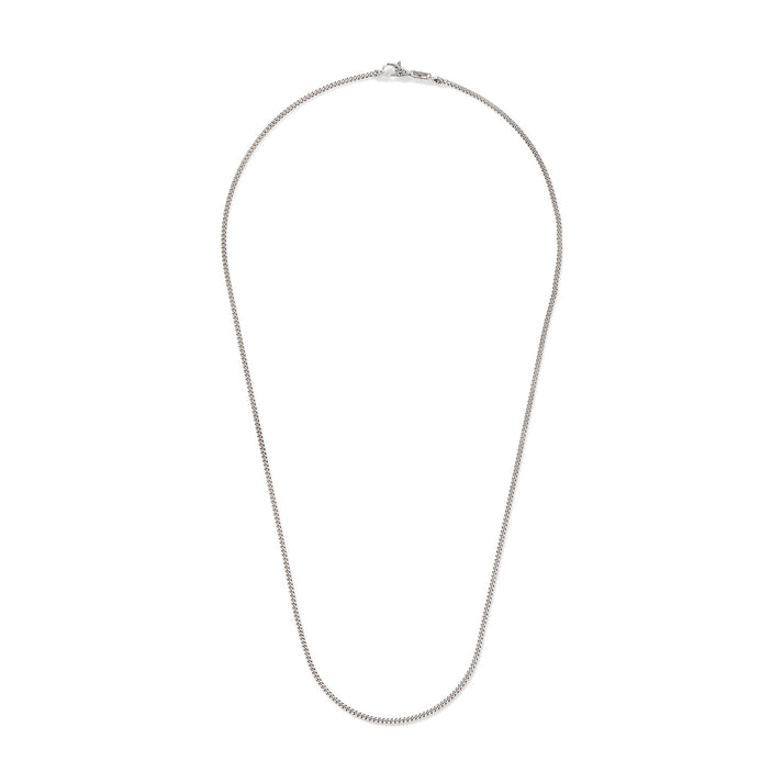 John Hardy Curb Chain Necklace, Sterling Silver, 2.1MM  NM900229