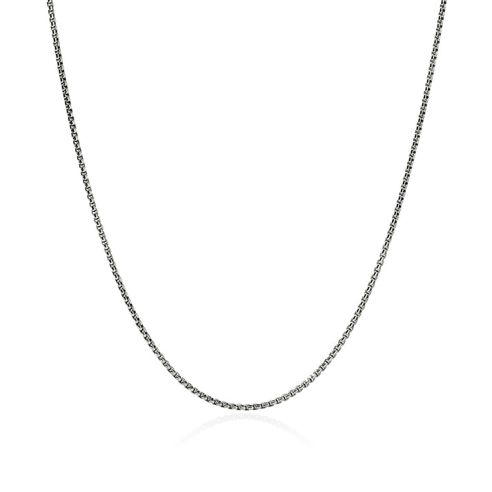 Box Chain Necklace, Sterling Silver, 1.6MM|NM98806