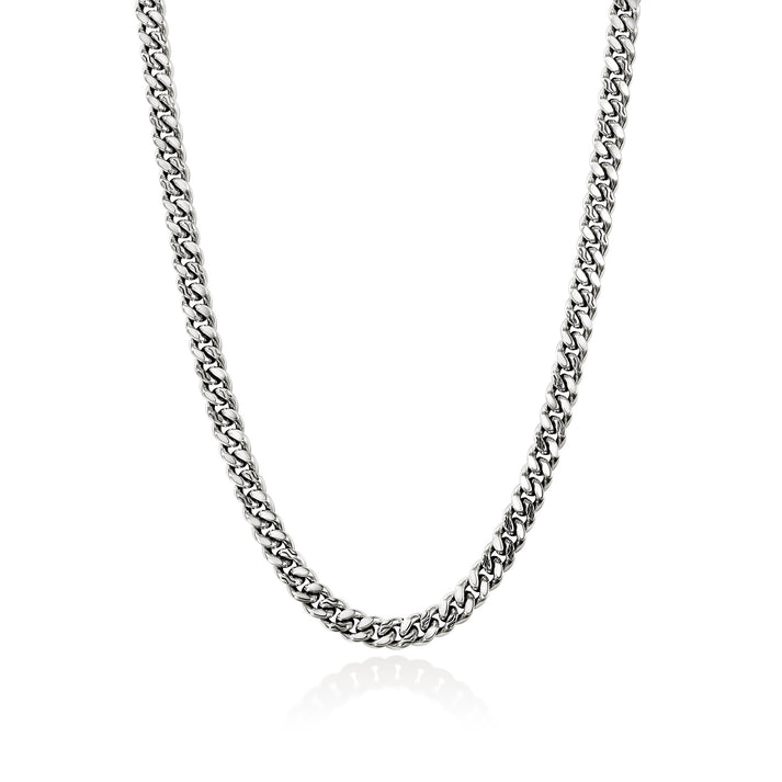 Curb Chain Necklace, Sterling Silver, 7MM|NM98813