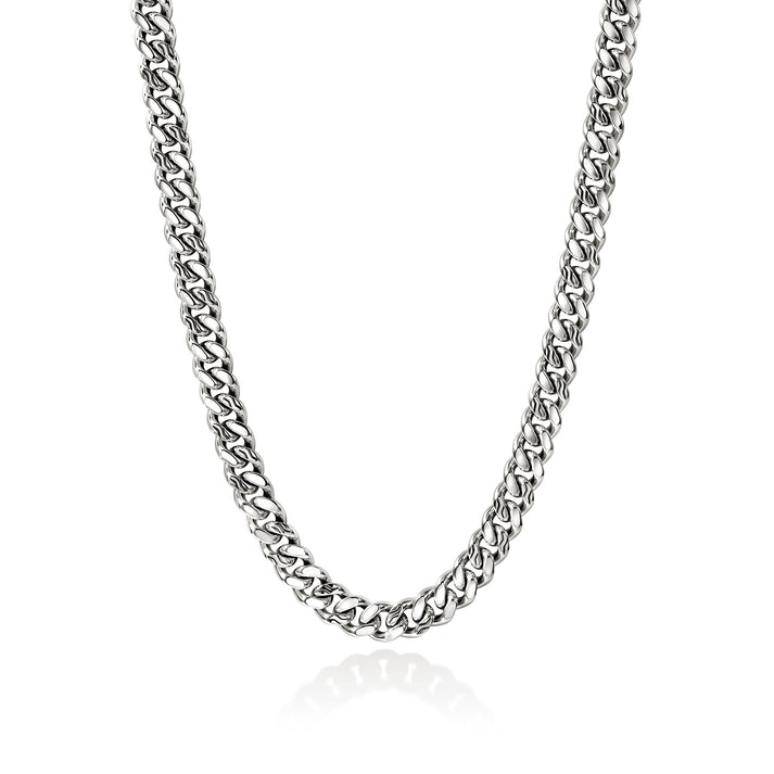 Curb Chain Necklace, Sterling Silver, 11MM|NM98814