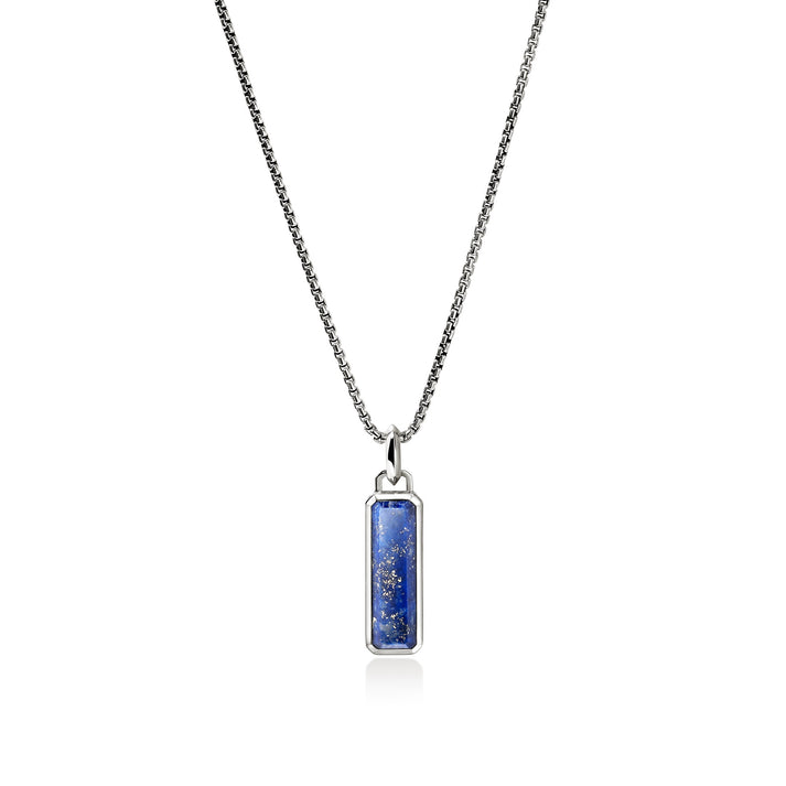 Lapis Lazuli Talisman Necklace, Sterling Silver|NMS988001LPZ
