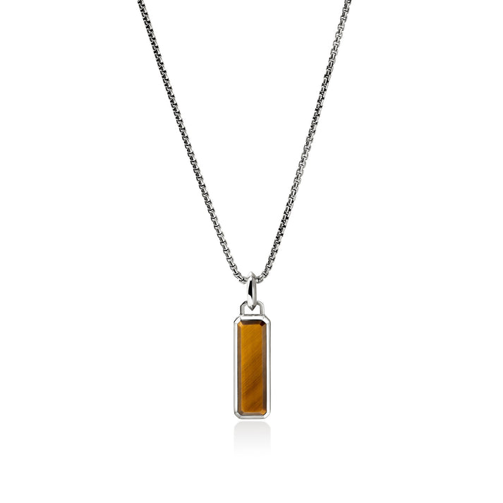 Tiger Eye Talisman Necklace, Sterling Silver|NMS988001TE