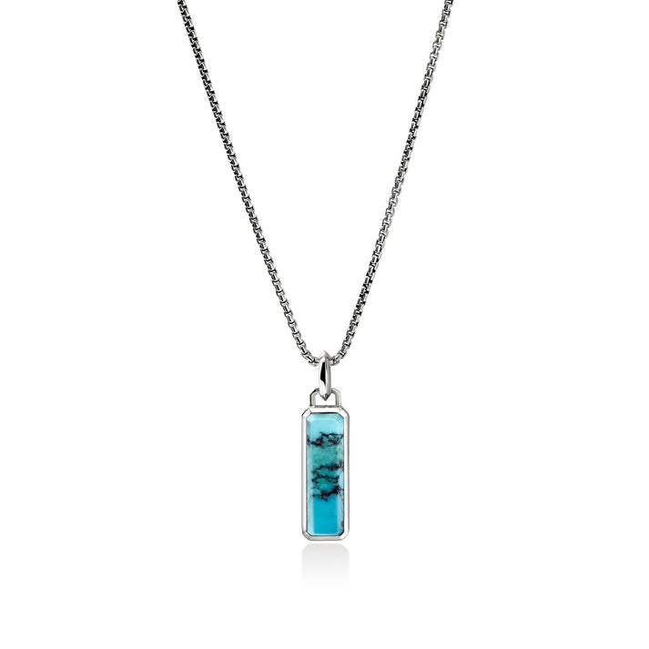 Turquoise Talisman Necklace, Sterling Silver|NMS988001TQ