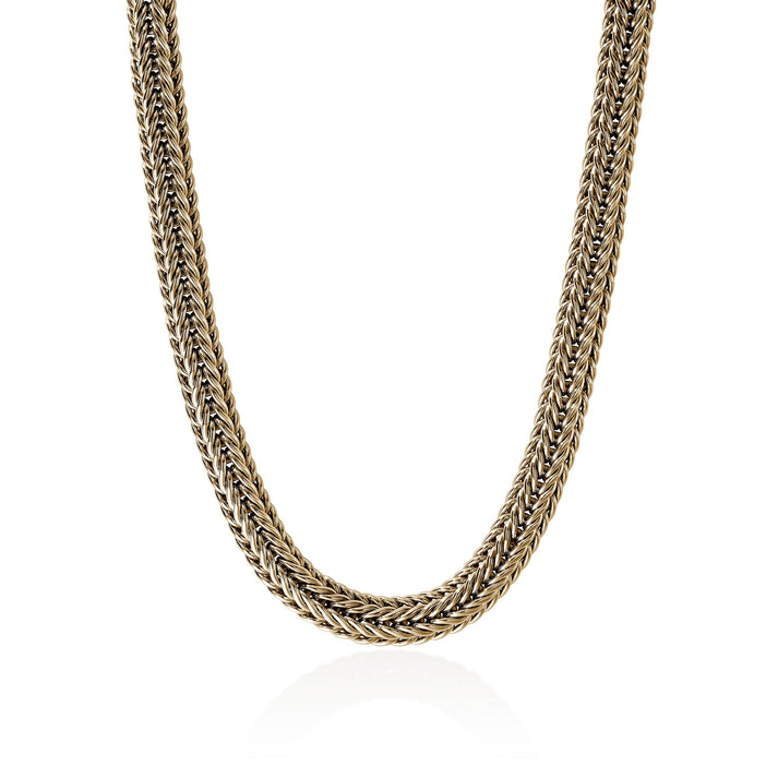 Icon Chevron Necklace, Gold, 12MM|NUGG900357