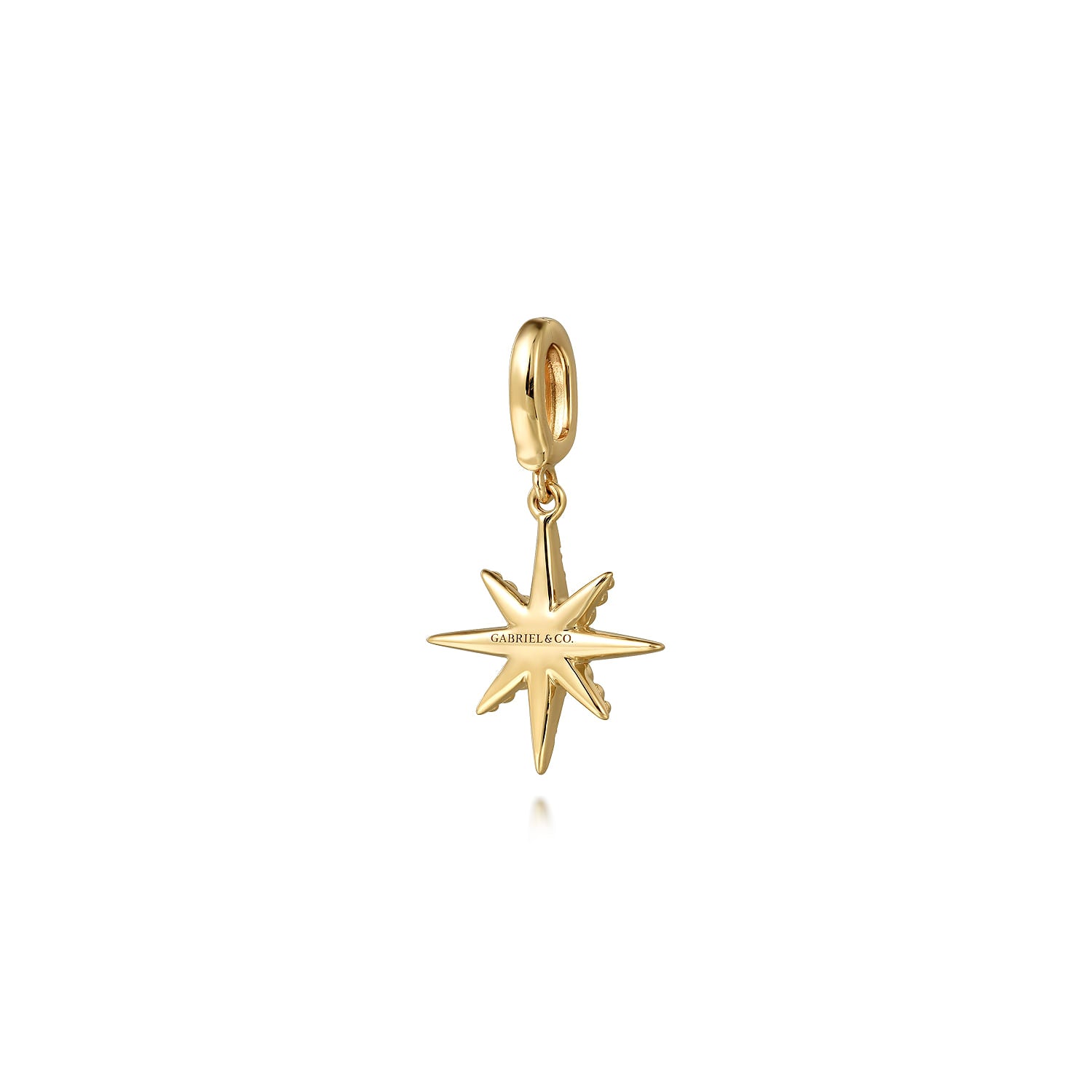 14K Yellow Gold Diamond Star Charm With Detachable Bail PT7551Y45JJ - Dejaun Jewelers