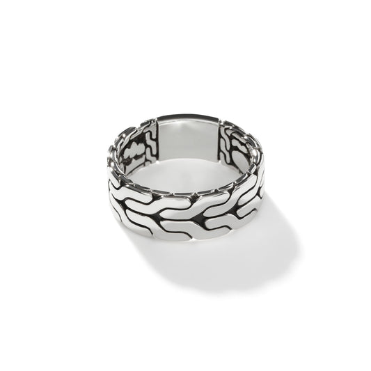 John Hardy Carved Chain Band Ring, Sterling Silver RB99842