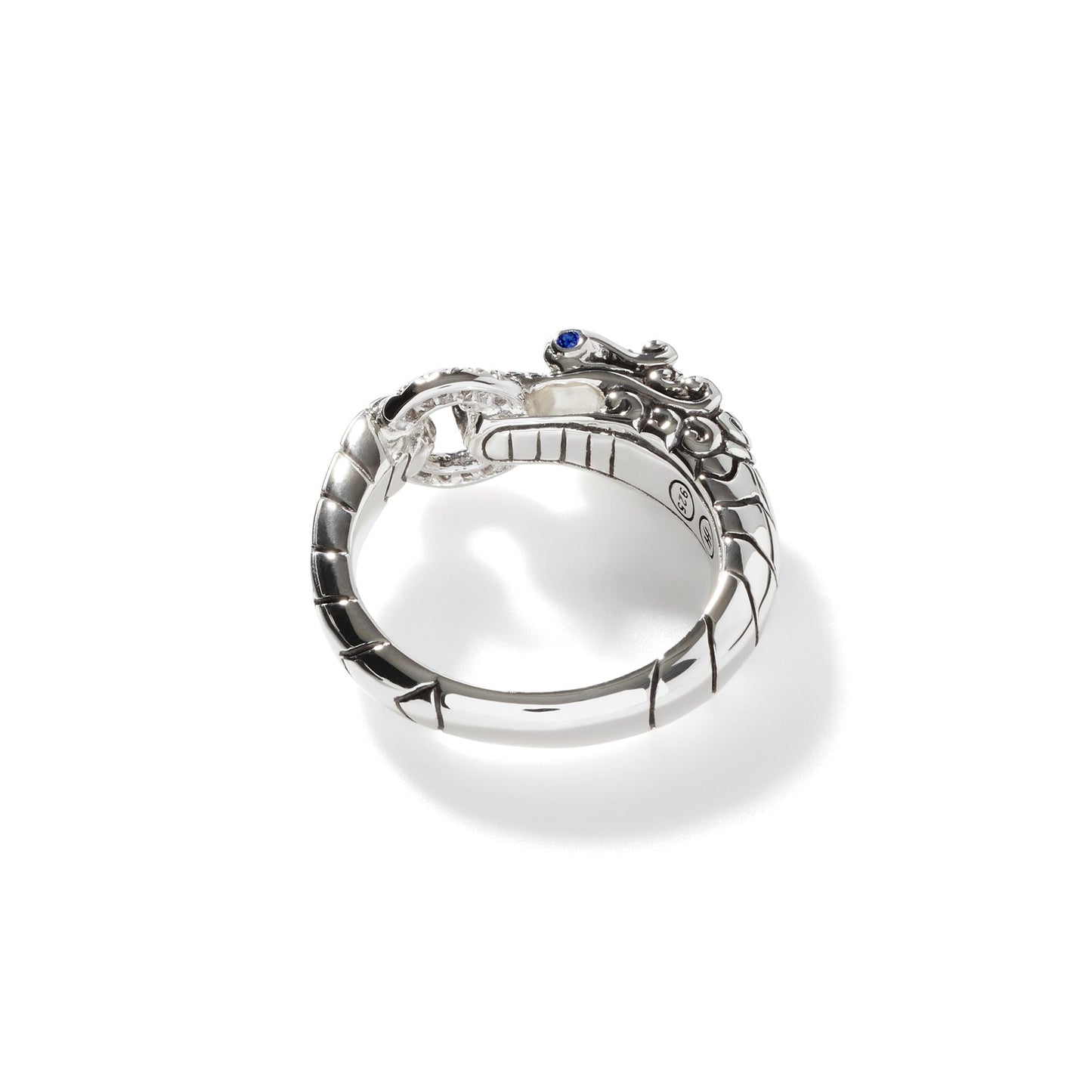 John Hardy  Naga Ring, Sterling Silver, Diamonds RBP601792BSPDI