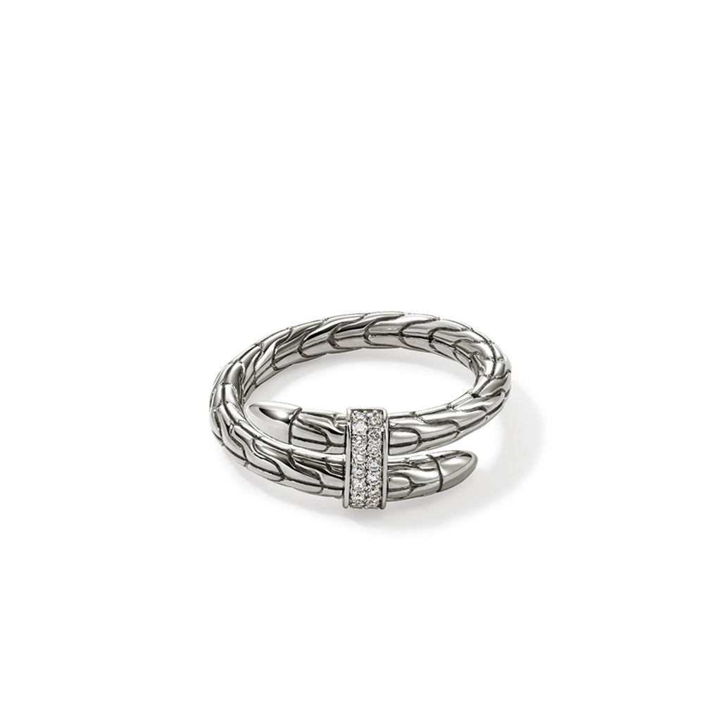 John Hardy Spear Ring, Sterling Silver, Diamonds RBP986802DI