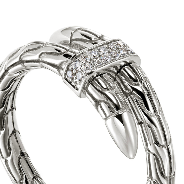 John Hardy Spear Ring, Sterling Silver, Diamonds RBP986802DI