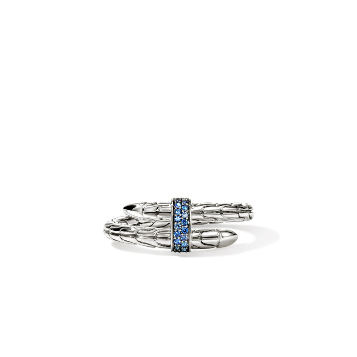 Spear Ring, Sterling Silver, Blue Sapphire|RBS986804BSP