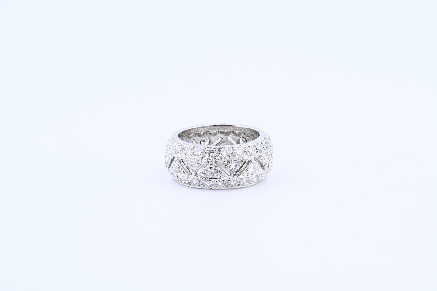 Platinum Diamond band ring