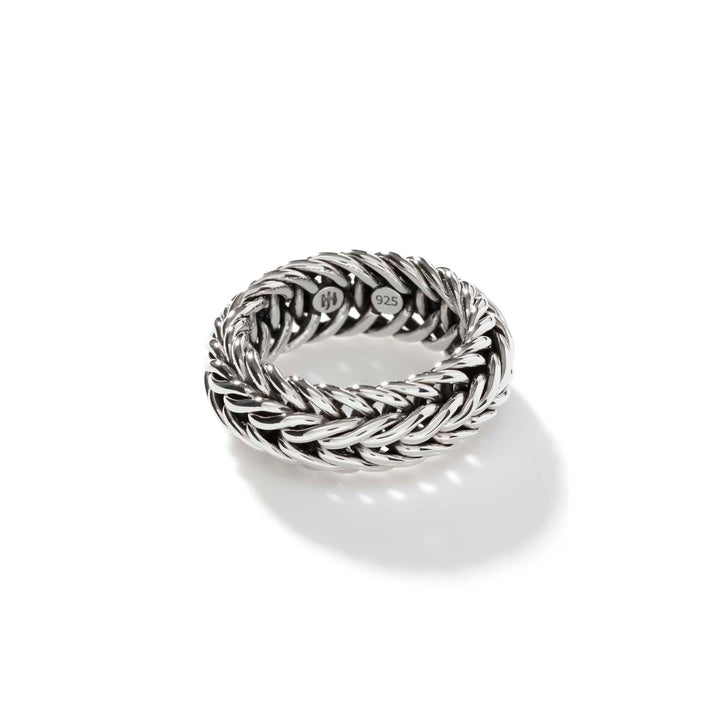 Icon Chevron Band Ring, Sterling Silver, Wide|RU900358