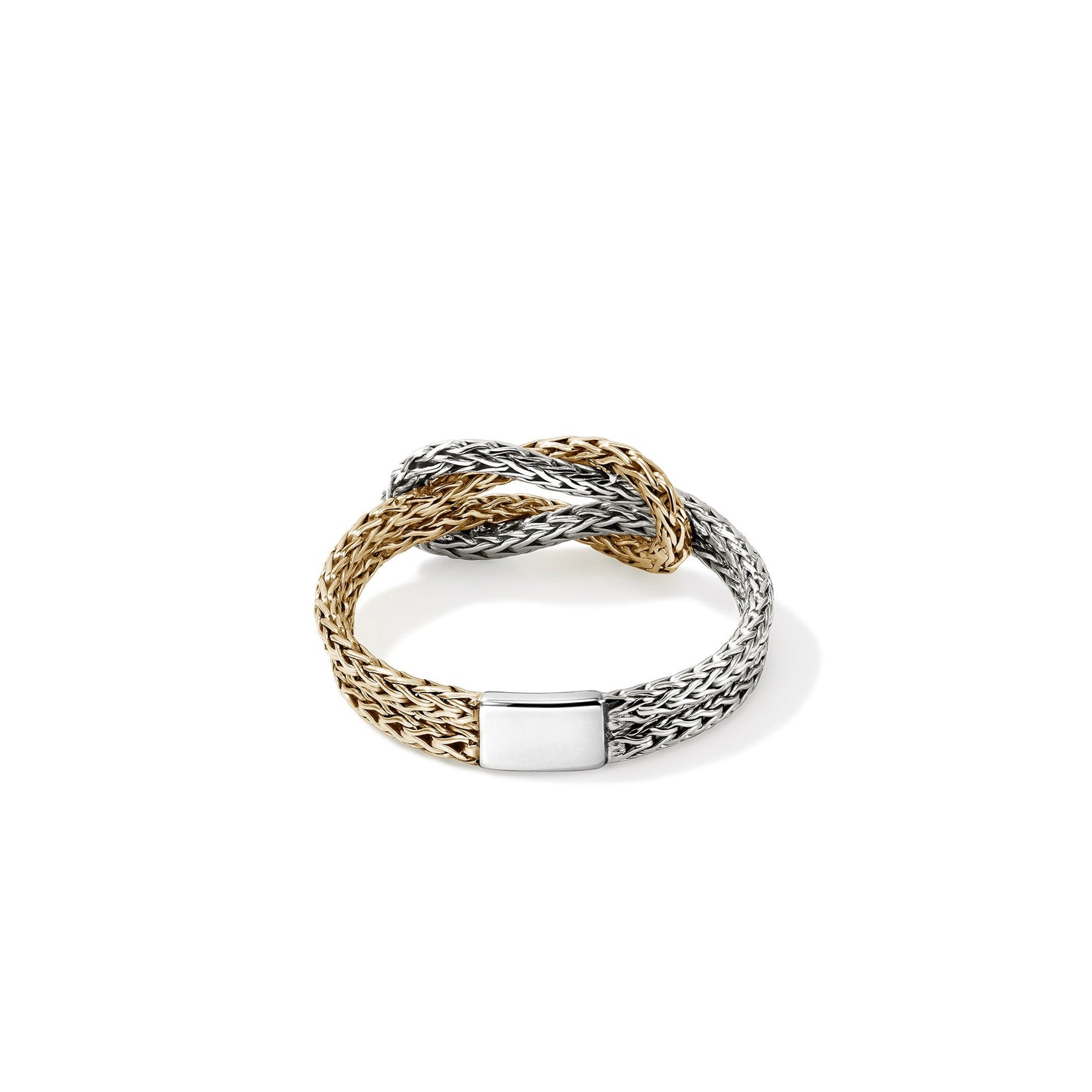 John Hardy Love Knot Ring, Gold, Sterling Silver, 1.8MM RZZ901040